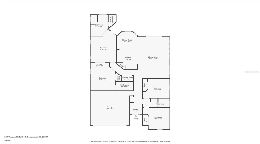 DAVENPORT, Florida 33897, 4 Bedrooms Bedrooms, ,3 BathroomsBathrooms,Residential,For Sale,TUSCAN HILLS,0,MFRO6382310