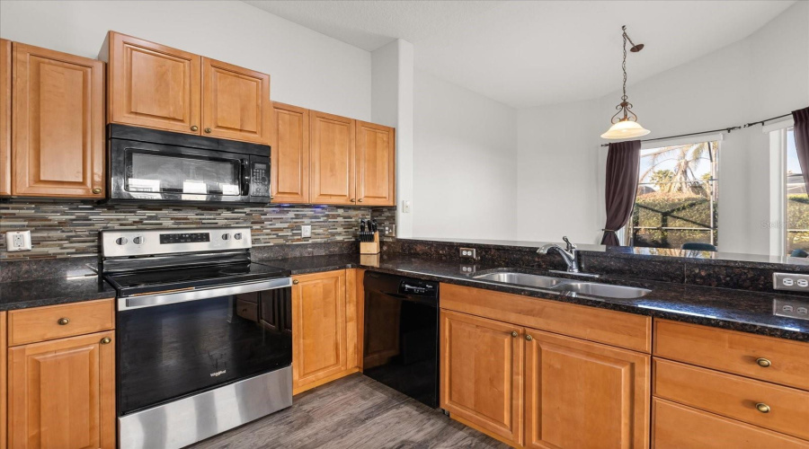 Granite countertops in Kitchen