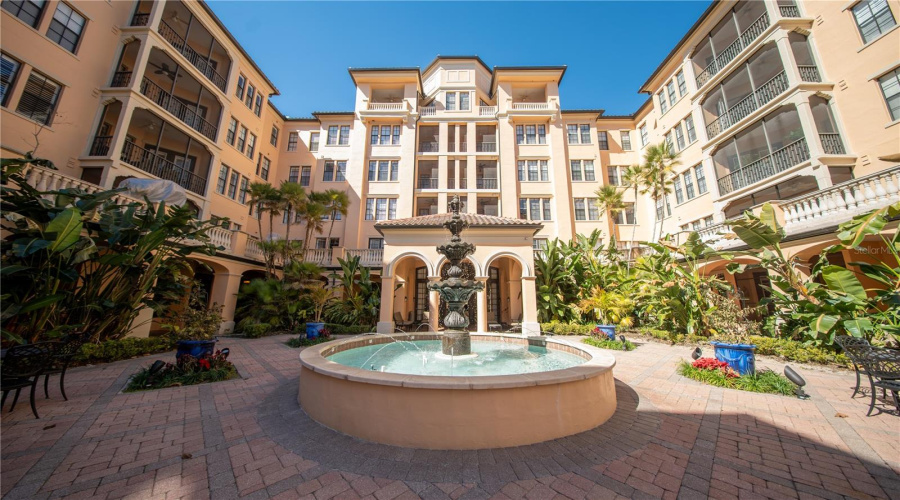 Interior Courtyard w/ Fountain