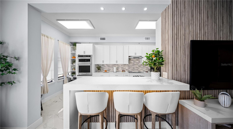 Living Room and Kitchen - Open Concept Layout
