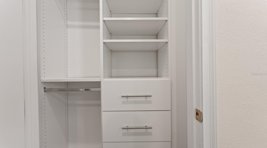 All Bedroom closets have built-in system