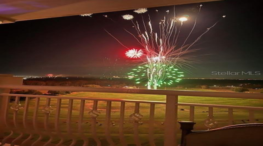 View of Resort Fireworks on 4th of July