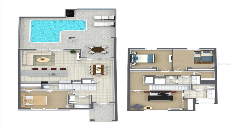 KISSIMMEE, Florida 34747, 4 Bedrooms Bedrooms, ,3 BathroomsBathrooms,Residential,For Sale,COCO PALM,0,MFRO6296715