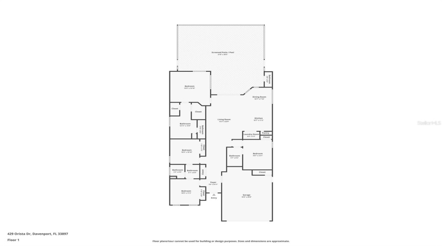 DAVENPORT, Florida 33897, 4 Bedrooms Bedrooms, ,3 BathroomsBathrooms,Residential,For Sale,ORISTA,0,MFRS5135726