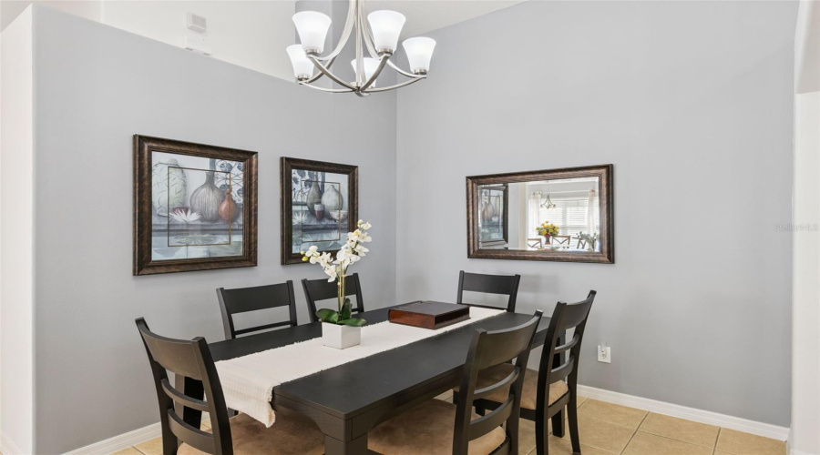 Dedicated dining room