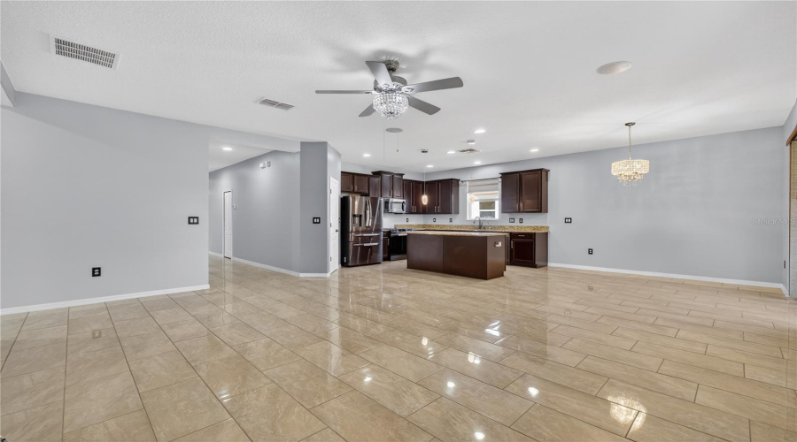 Living Room, Dinning Room, Kitchen