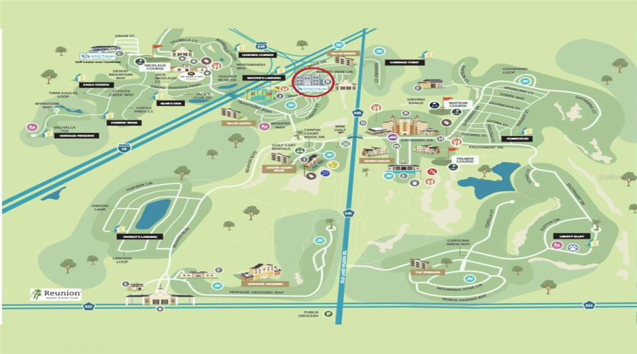 Reunion Resort Map