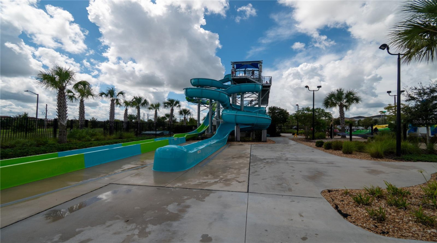 The Island water slides
