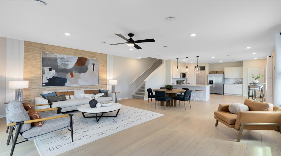 Model Home Design Only. Pictures and furnishings are for illustrative purposes only. Elevations, colors and options may vary. Furniture is for model home staging only.