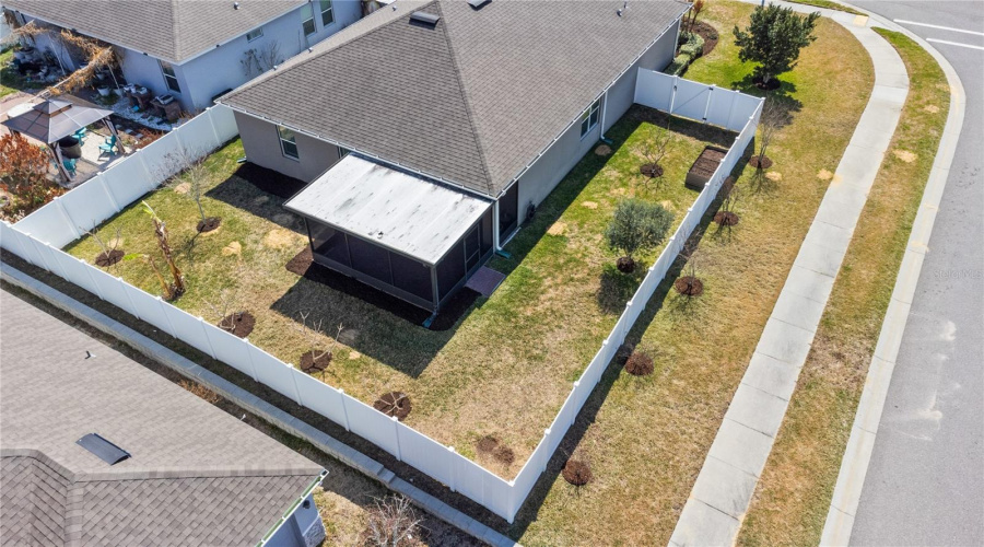 Vinyl wrap around fencing