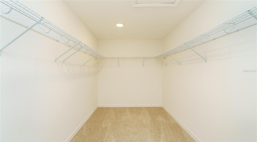 Primary closet