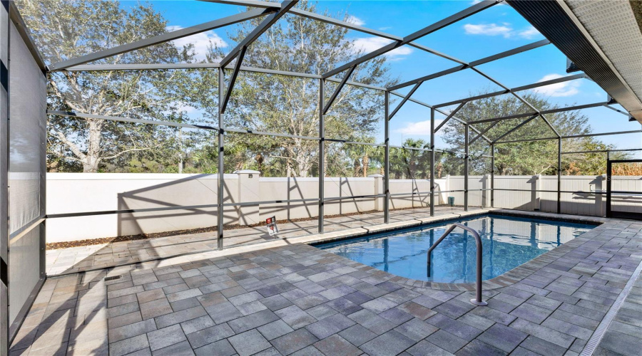 Paved Deck/ Private Pool
