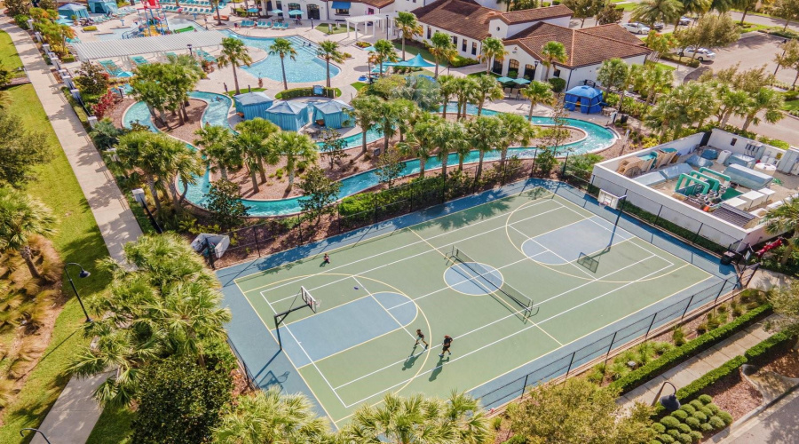 Tennis/Basketball Court