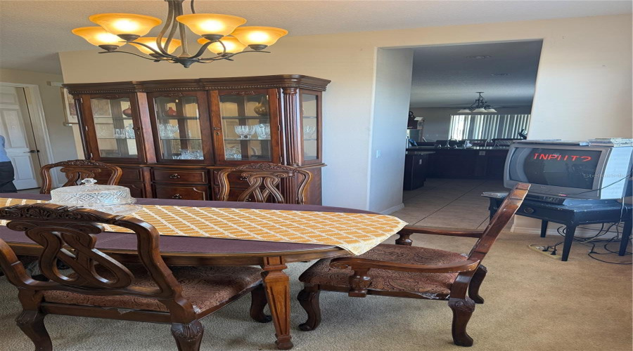 Formal Dining Room into Kitchen
