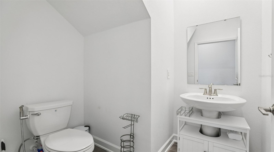 Half bath first floor