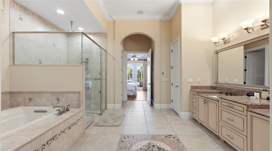 1st Floor Master Suite Bathroom off Bedroom 1