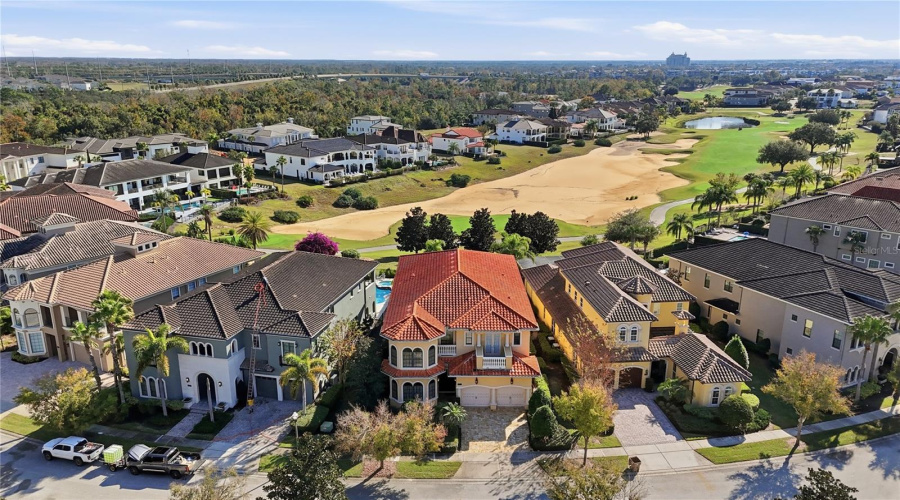 Bird's Eye View of Front of home.