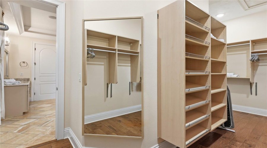 2nd Floor Master Suite "U" Shaped Walk In Closet in Master Suite Bedroom 2