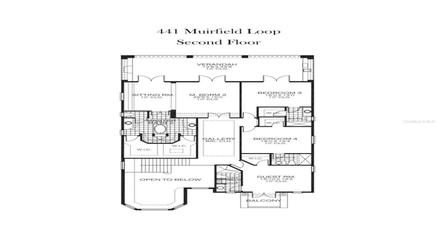 2nd Floor Floorplan