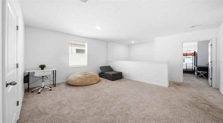 Loft on second level