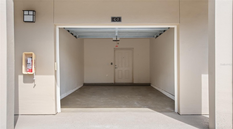 ATTACHED ONE CAR GARAGE