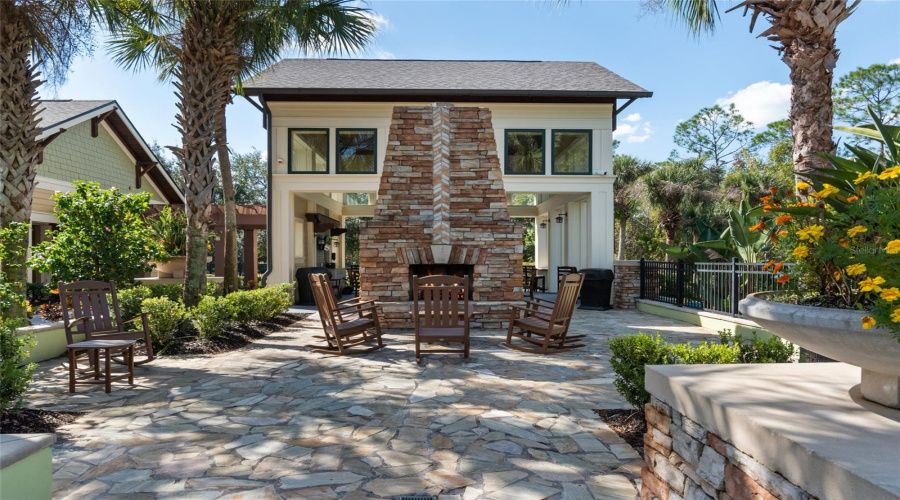 FIREPLACE AT THE CLUBHOUSE