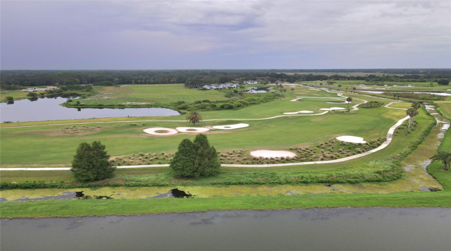 Golf Course Aerial View