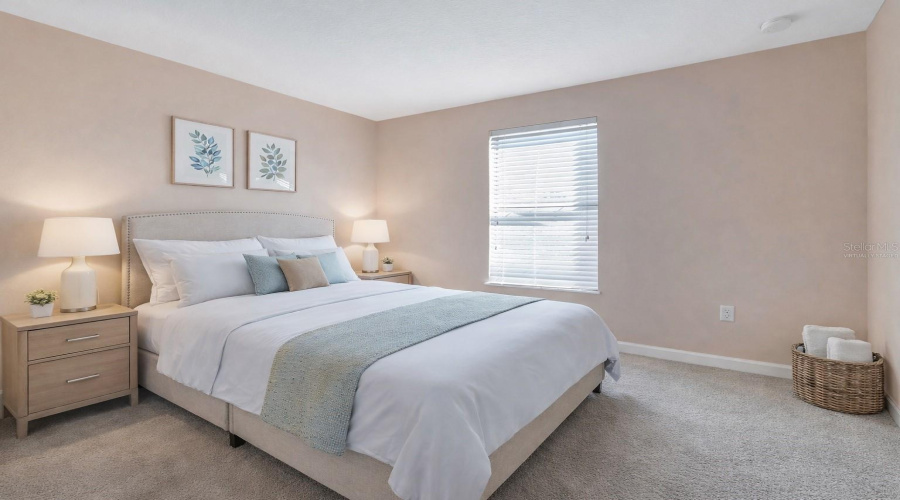 Bedroom 3 Second Floor Virtually Staged