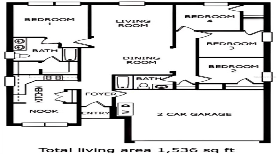 KISSIMMEE, Florida 34747, 4 Bedrooms Bedrooms, ,2 BathroomsBathrooms,Residential,For Sale,FAN PALM,0,MFRO6348262