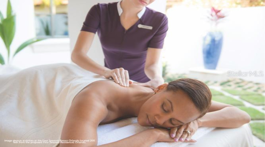 Four Seasons Resort Orlando Amenities: Relax and Rejuvenate. Inspired by peaceful surroundings and the natural palette of the Florida Everglades, the 13,000 square foot spa and salon at Four Seasons Resort Orlando offers a full complement of treatments and therapies to guide you to optimal comfort.