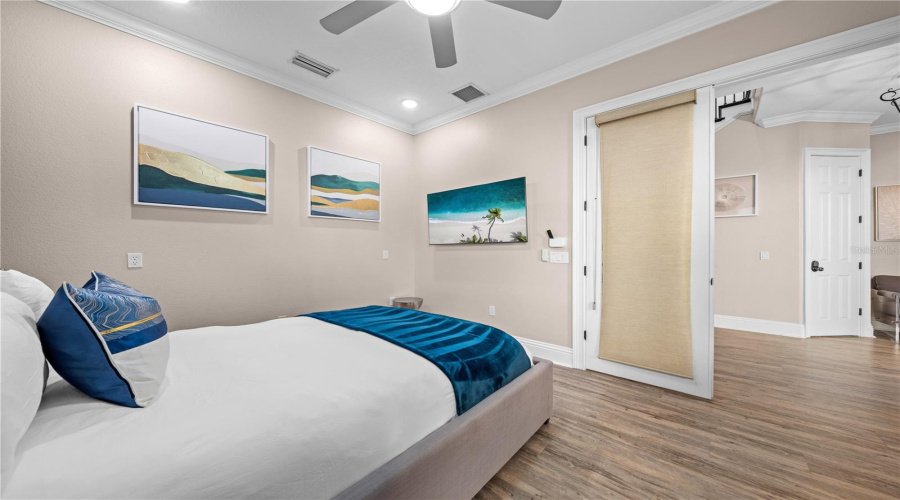 Den currently used as bedroom # 5