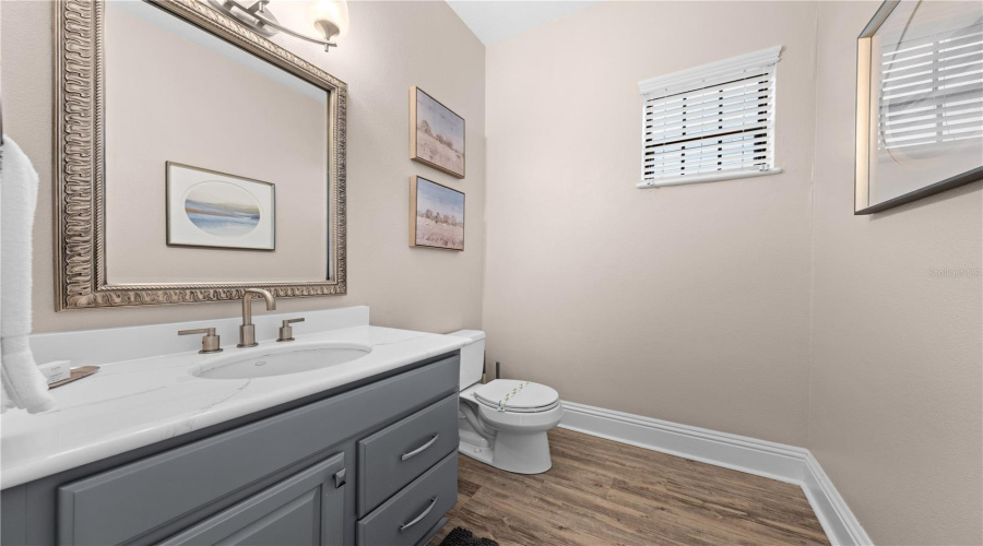 half bath downstairs