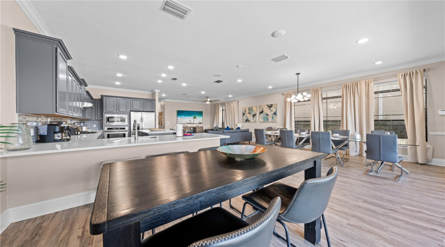 view from breakfast nook