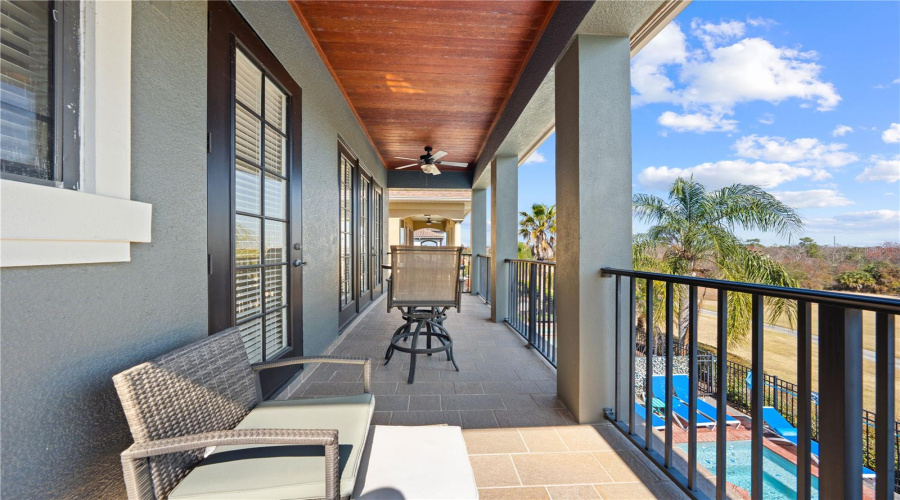 Primary suite balcony