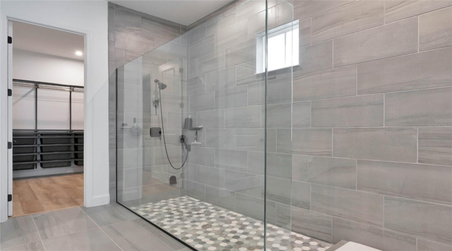 Super shower full of upgrades.