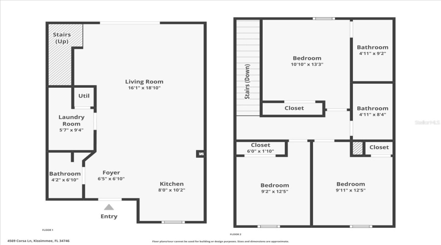 KISSIMMEE, Florida 34746, 3 Bedrooms Bedrooms, ,2 BathroomsBathrooms,Residential,For Sale,CORSA,0,MFRO6390044