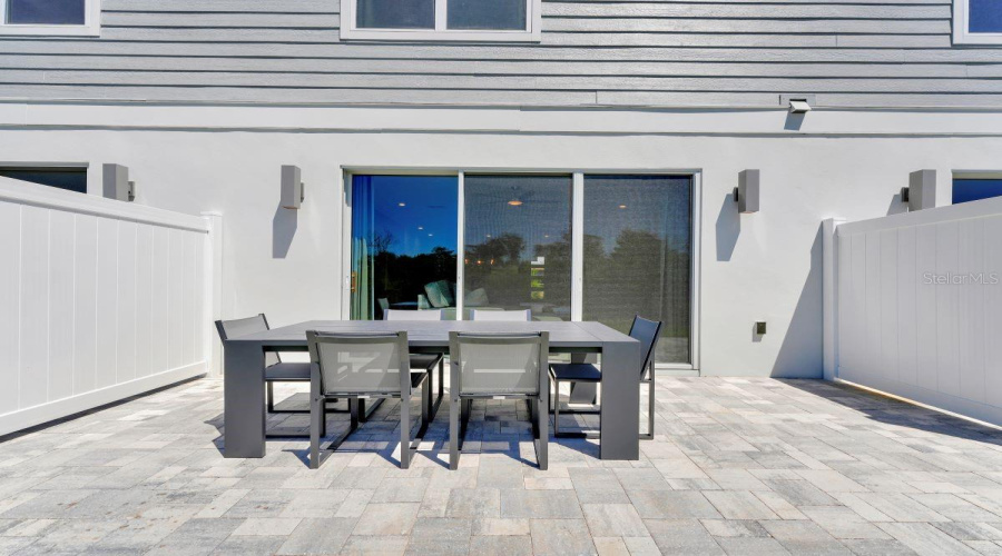 Outdoor Patio with privacy