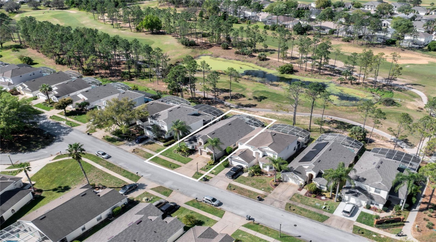 Overlooks the 1st hole