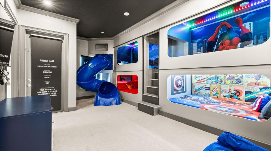 Marvel avengers bunk room