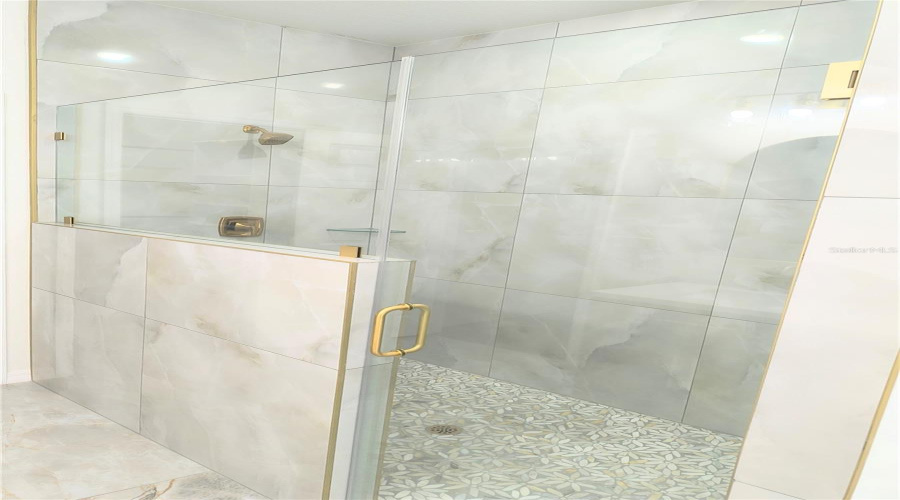 Primary bedroom shower