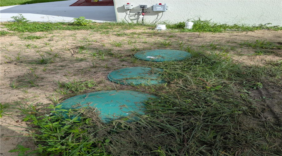 Septic maintenace manholes.