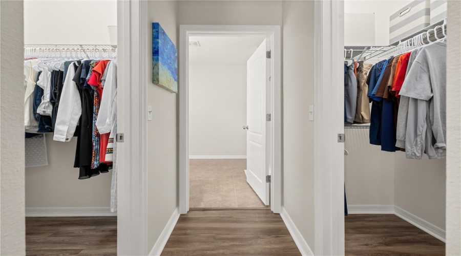 2 Walk In Closets