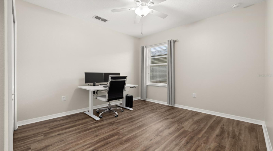 Front Bedroom being used as an office