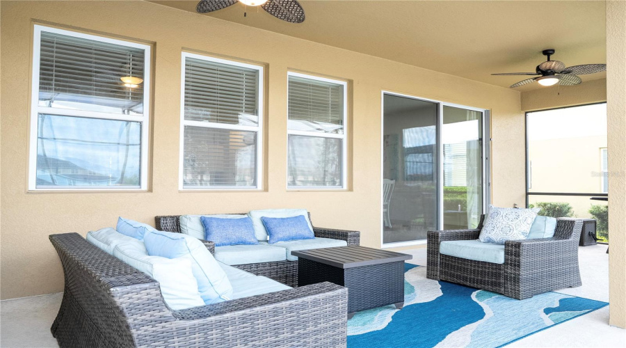 Outdoor seating area