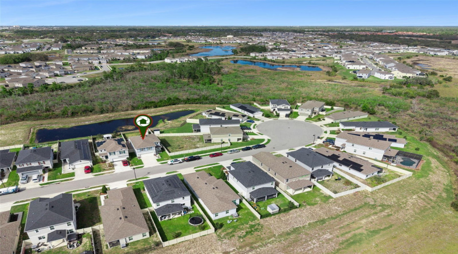 backyard lake/conservation view