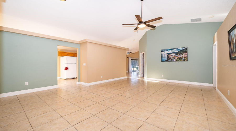 Living room and Dinning room
