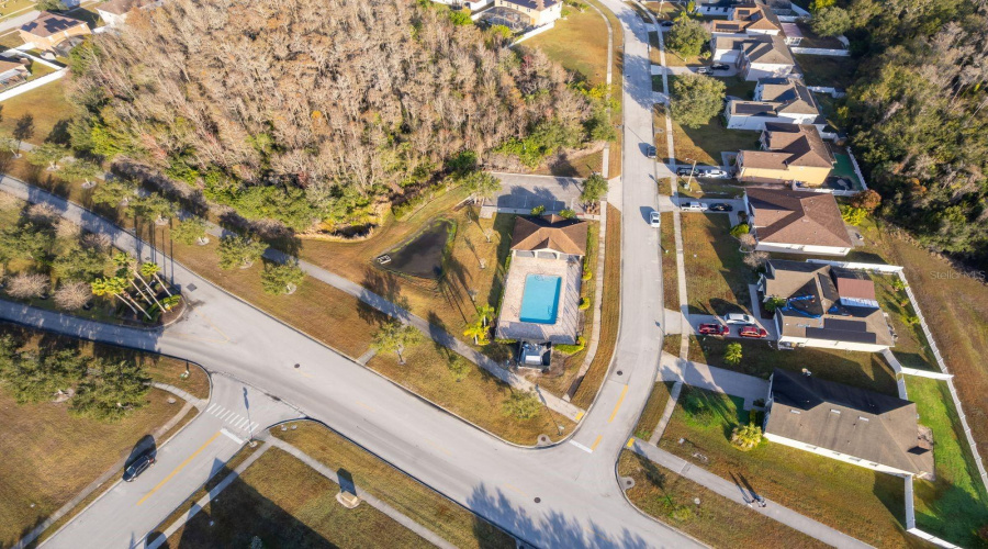 Aerial view from pool #2