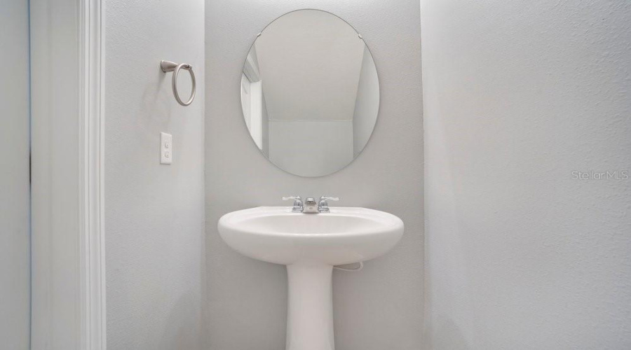 1/2 bathroom first floor