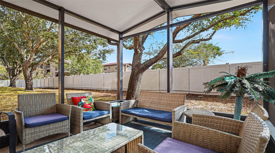 Backs up to the clubhouse/pool!