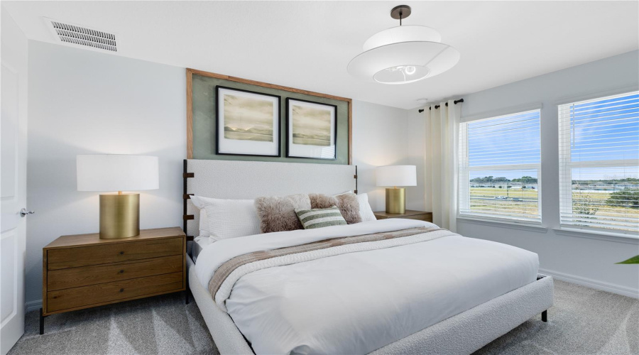 Model Home Design Only. Pictures and furnishings are for illustrative purposes only. Elevations, colors and options may vary. Furniture is for model home staging only.